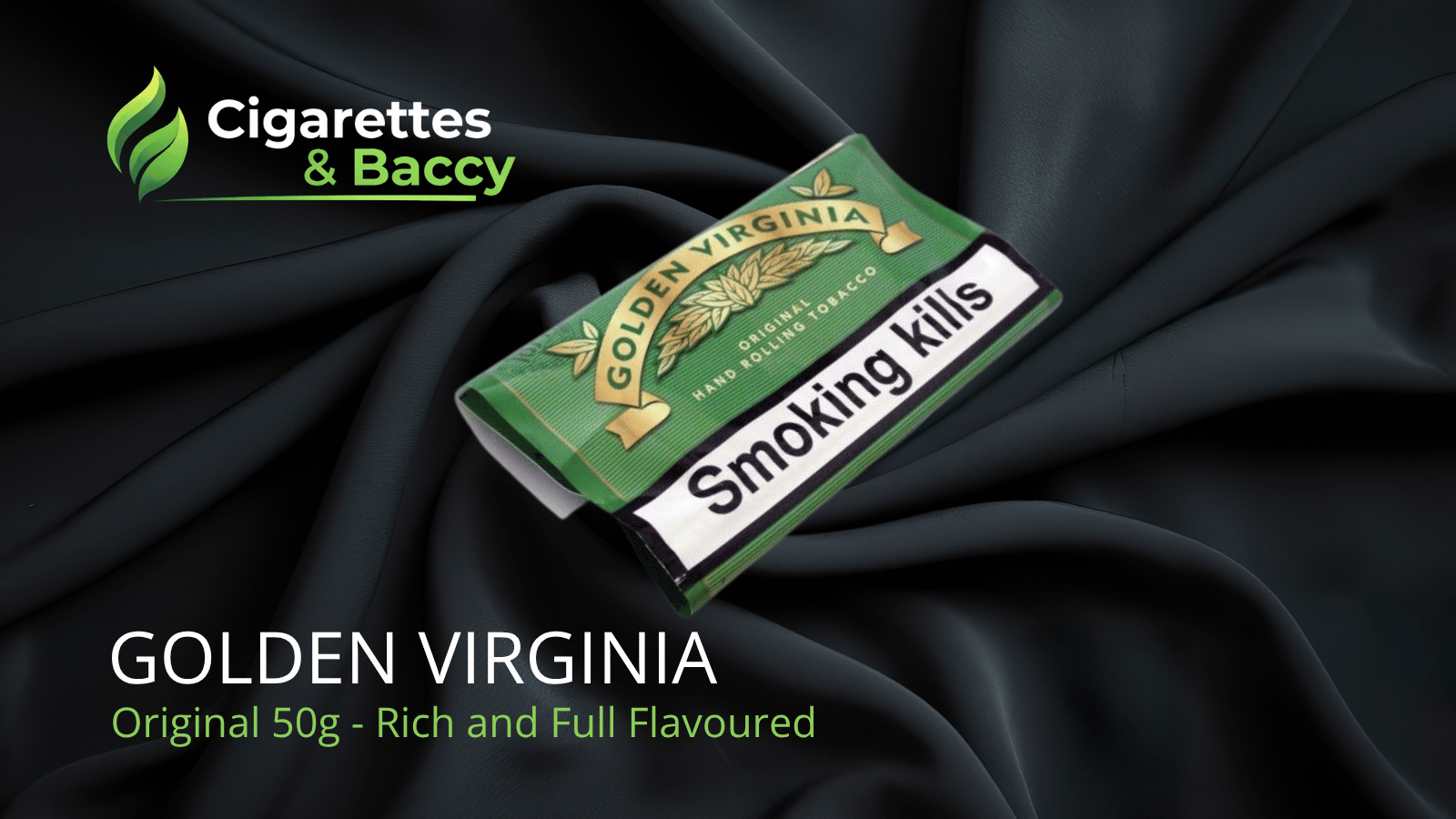 Golden Virginia Original 50g Pouch – Rich & Full-Flavoured product and pack view