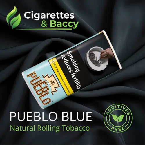 Pueblo Blue Rolling Tobacco 50g – Additive Free
