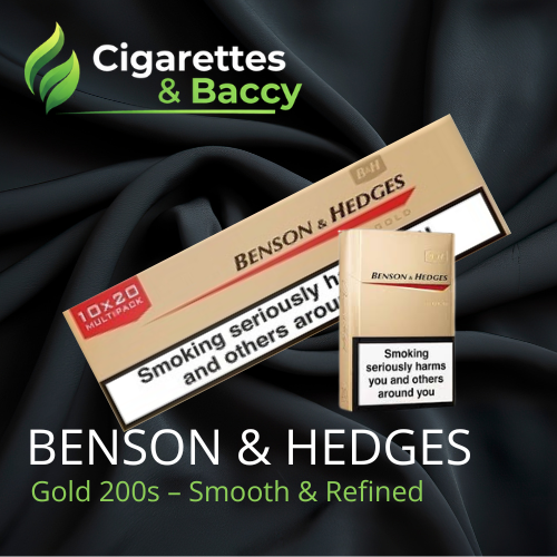 Benson & Hedges Gold 200s – Smooth & Refined