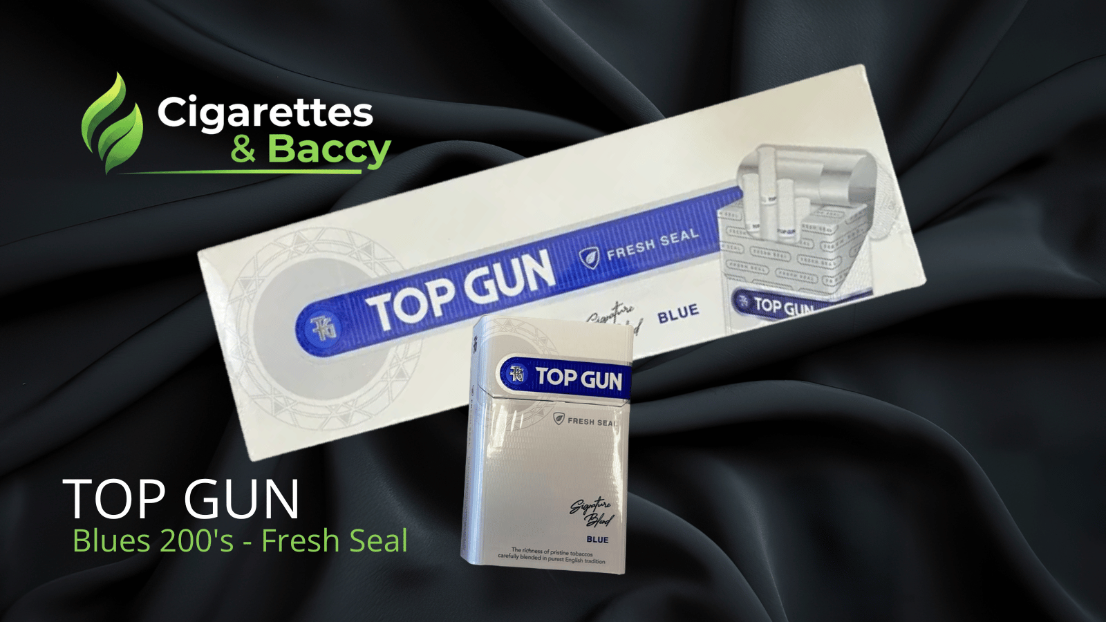 TOP Gun Blues 200's - Fresh Seal Ultra Smooth product and pack view