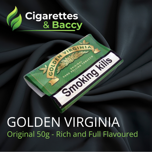 Golden Virginia Original 50g Pouch – Rich & Full-Flavoured